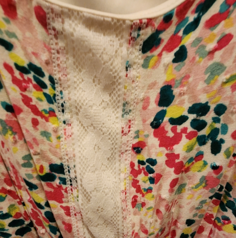 Torrid, Colorful Dot Dress, Size Torrid 00 (Size 10) HAS POCKETS! - Picture 6 of 6